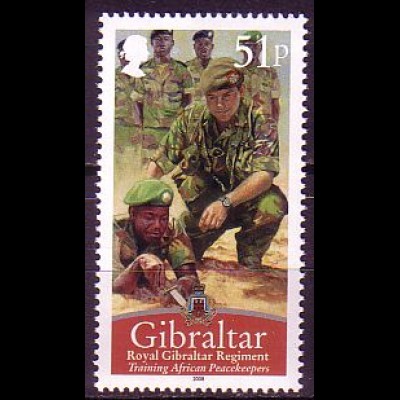 Gibraltar Mi.Nr. 1300 Königl. Streitkräfte, Ausbildung Afrika-Friedenscorps (51)