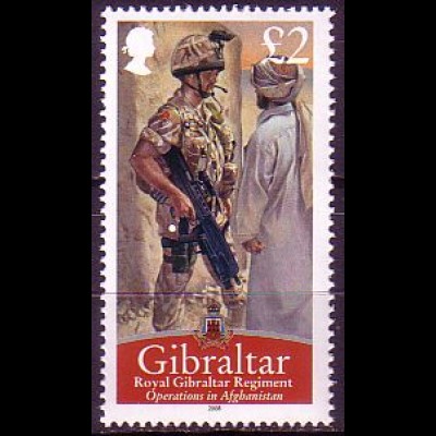 Gibraltar Mi.Nr. 1302 Königl. Streitkräfte, Einsatz in Afghanistan (2)