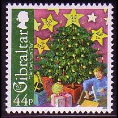 Gibraltar Mi.Nr. 1305 Weihnachten, Bescherung, Weihnachtsbaum (44)