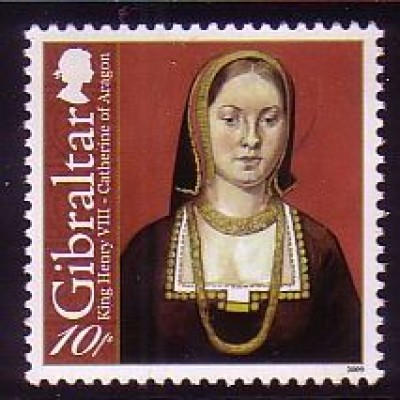 Gibraltar Mi.Nr. 1308 Thronbesteigung Heinrichs VIII, Katharina von Aragon (10)