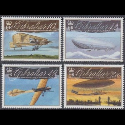 Gibraltar Mi.Nr. 1383-86 100-Jahr-Jubiläen der Luftfahrt (4 Werte)