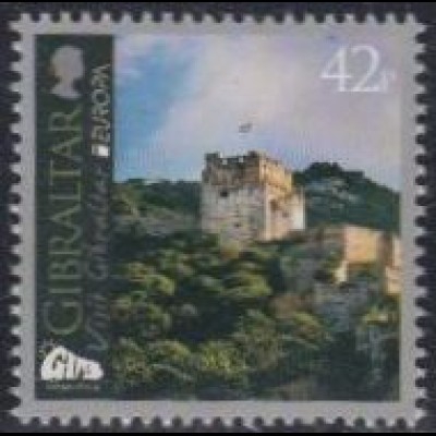Gibraltar Mi.Nr. 1485 Europa 12 Besuche, Besucht Gibraltar, Maurische Burg (42)