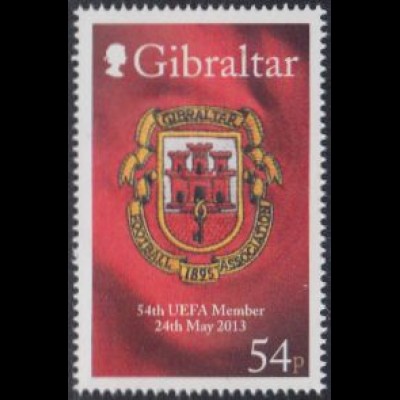 Gibraltar Mi.Nr. 1546 Aufnahme Gibraltars in UEFA (54)