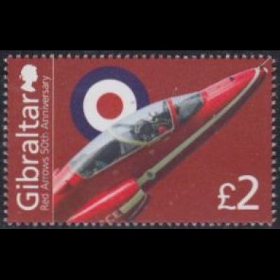Gibraltar Mi.Nr. 1619 Kunstflugstaffel Red Arrows (2)