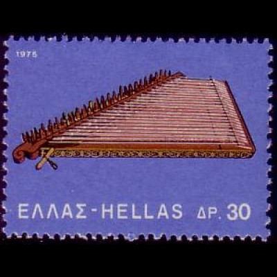 Griechenland Mi.Nr. 1228 Griechische Volksmusikinstrumente, Konaki (30)