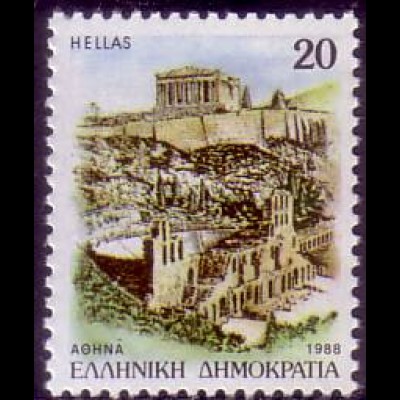 Griechenland Mi.Nr. 1705A Provinzhauptstädte, Akropolis Athen (20)
