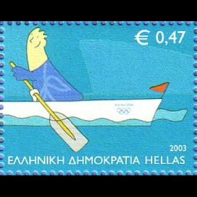Griechenland Mi.Nr. 2169 Olympia 2004 (VI); Rudern (0,47)