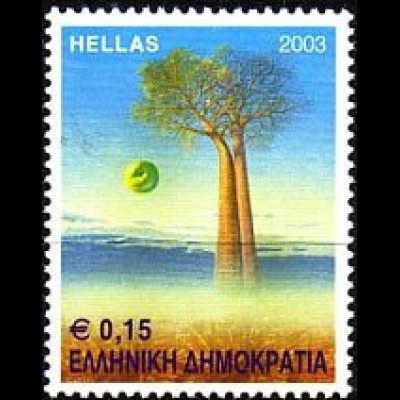 Griechenland Mi.Nr. 2180 Umweltschutz, Symbolik (0,15)