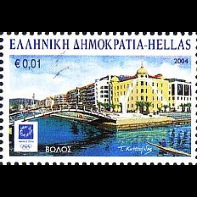 Griechenland Mi.Nr. 2208 Olympia 2004 (X); Volos (0,01)
