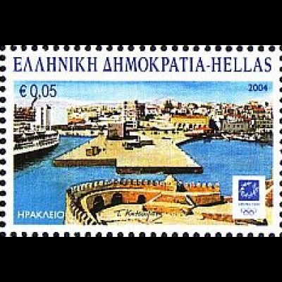 Griechenland Mi.Nr. 2210 Olympia 2004 (X); Iraklion (0,05)