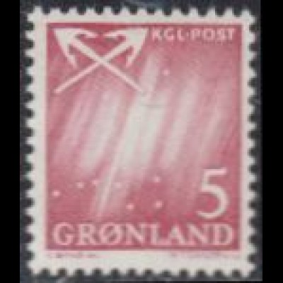 Grönland Mi.Nr. 48 Freim. Nordlicht, Sternbilder Gr.Wagen+Polarstern (5)