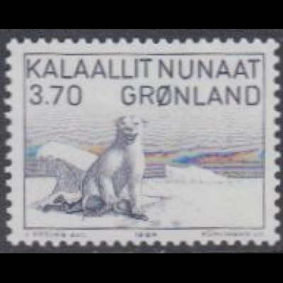 Grönland Mi.Nr. 147 Kunst, Zeichnung Eisbär tötet Fänger v.Andreassen (3.70)