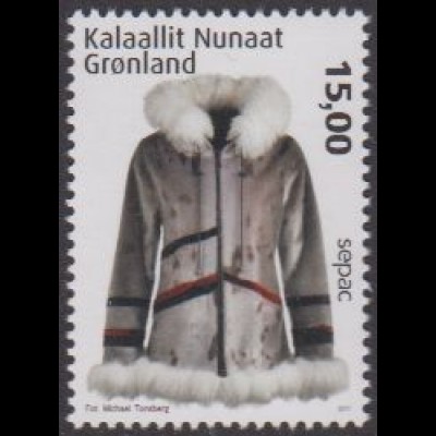 Grönland MiNr. 762 SEPAC, Handwerk, Seehundmantel (15,00)