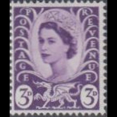 GB-Wales Mi.Nr. 1y Freim.Königin Elisabeth II (3)