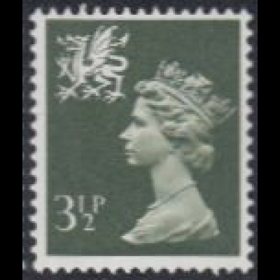 GB-Wales Mi.Nr. 15 Freim.Königin Elisabeth II (3 1/2)