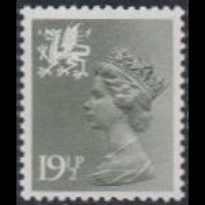 GB-Wales Mi.Nr. 37A Freim.Königin Elisabeth II (19 1/2)