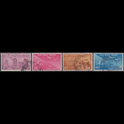 Indien Mi.Nr. 232-35 100Jahre ind.Briefmarken (4 Werte)