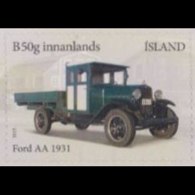 Island Mi.Nr. 1385 100J.Automobile auf Island, Ford AA Lastwagen, skl. (-)