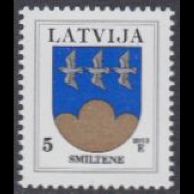 Lettland Mi.Nr. 541C VII Freim. Wappen, Smiltene, Jahreszahl 2013 (5)