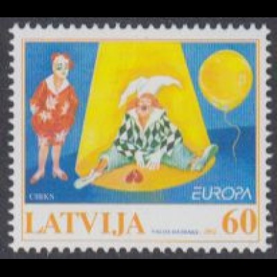 Lettland Mi.Nr. 568 Europa 02, Zirkus, Clowns (60)