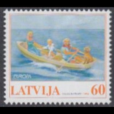 Lettland Mi.Nr. 613 Europa 04, Ferien, Familie auf Boot (60)