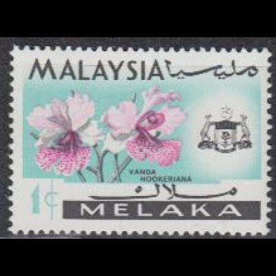 Malaienstaat Melaka Mi.Nr. 66 Freim. Orchideen (1)