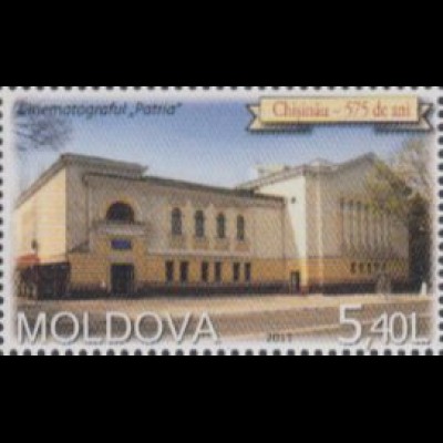 Moldawien Mi.Nr. 775 575Jahre Stadt Chisinau, Lichtspielhaus Patria (5,40)