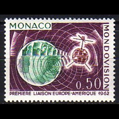 Monaco Mi.Nr. 731 Fernsehdirektübertragung Europa-Amerika (0,50)