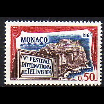 Monaco Mi.Nr. 790 Int. Fernsehfestival, Fernsehapparat (0,50)