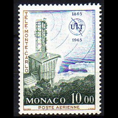 Monaco Mi.Nr. 809 ITU, Fernsehsender Télé Monte Carlo (10,00)