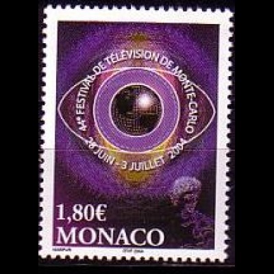 Monaco Mi.Nr. 2701 44. Int. Fernsehfestival Monte Carlo (1,80)