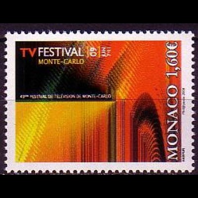 Monaco Mi.Nr. 2948 Fernsehfestival von Monte Carlo, Plakat (1,60)
