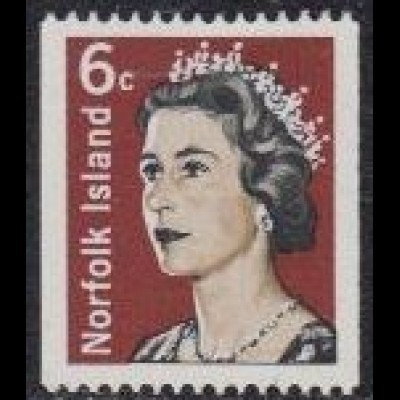 Norfolk-Insel Mi.Nr. 123 Freim. Königin Elisabeth II (6)