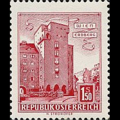Österreich Mi.Nr. 1047 Freim. Wohnbau Rabenhof Wien (1,50)