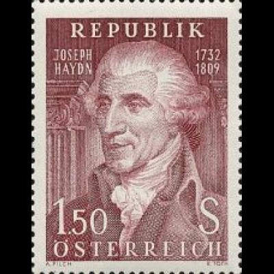 Österreich Mi.Nr. 1066 150 Todestag Joseph Haydn (1,50)