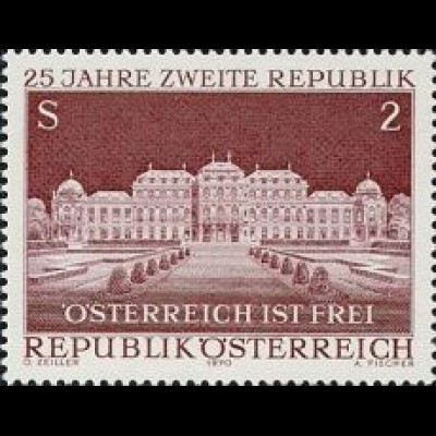 Österreich Mi.Nr. 1323 Zweite Republik Schloss Belvedere (2)