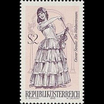 Österreich Mi.Nr. 1332 Berühmte Operetten Straus Ein Walzertraum (2)