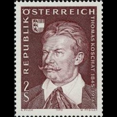 Österreich Mi.Nr. 1336 Thomas Koschat, Komponist (2)