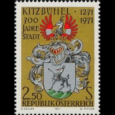 Österreich Mi.Nr. 1366 Stadtwappen von Kitzbühel (2,50)