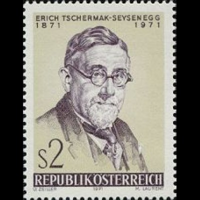 Österreich Mi.Nr. 1378 E. Tschermak-Seysenegg, Botaniker (2)