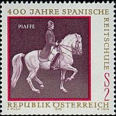 Österreich Mi.Nr. 1396 Spanische Reitschule Piaffe (2)