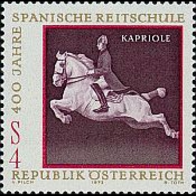 Österreich Mi.Nr. 1399 Spanische Reitschule Kapriole (4)