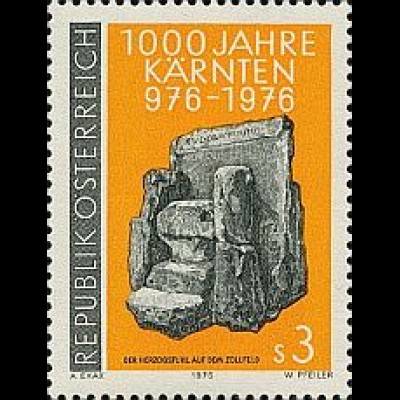 Österreich Mi.Nr. 1511 1000 J. Kärnten, Herzogstuhl (3)