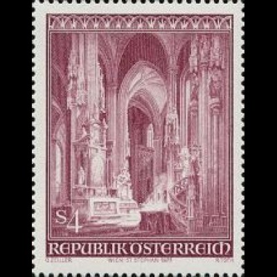 Österreich Mi.Nr. 1546 Stephansdom Innenansicht (4)