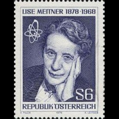 Österreich Mi.Nr. 1588 Lise Meitner, Atomphysikerin (6)
