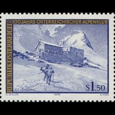 Österreich Mi.Nr. 1593 Öst. Alpenklub, Erzherzog-Johann-Hütte (1,50)