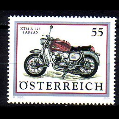 Österreich Mi.Nr. 2615 Motorräder, KTM R 125 Tarzan (55)