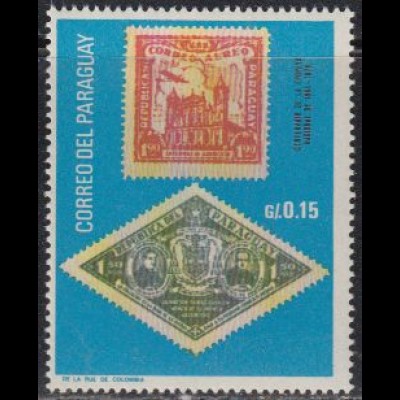 Paraguay Mi.Nr. 1826 100J. Briefmarken, Abbildung älterer Marken (0,15)