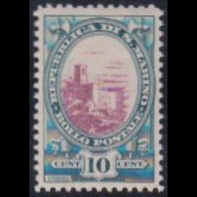 San Marino Mi.Nr. 146 Freim. Nationale Symbole, Rocca-Kastell (10)