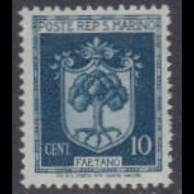 San Marino Mi.Nr. 318 Freim. Wappen Faetano (10)